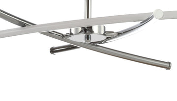 Crucis 31.5" Modern Metal Integrated LED Semi Flush Mount - JONATHAN Y